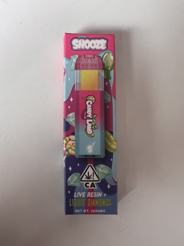 Snooze - CandyLand - Live Resin+Liquid Diamonds  - Sativa - 2g Disposable